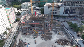 Construction of Cipriani Residences Miami in Florida, US. Image: Mast Capital